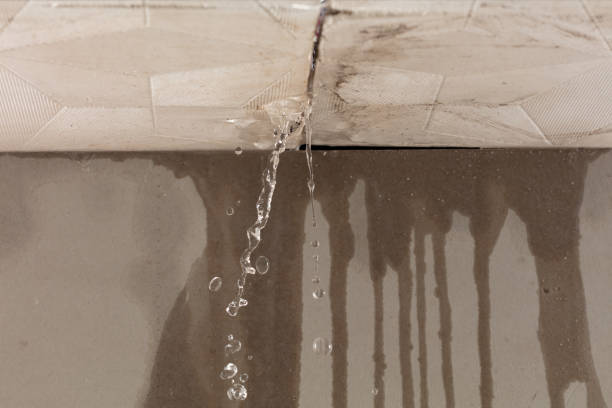 Professional Burst Pipe Cleanup technician working in Hannacroix, NY